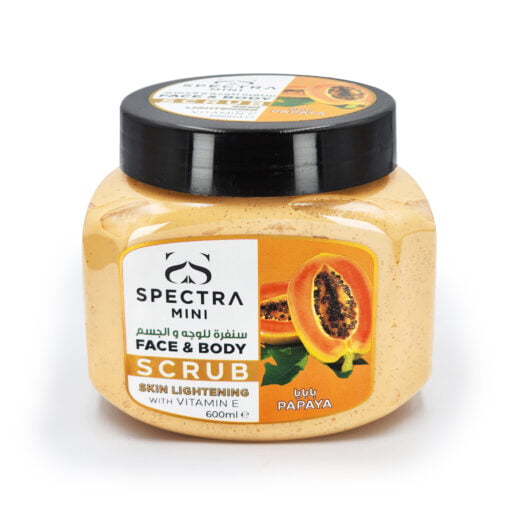 Spectra Mini Face & Body Papaya Scrub- 600ml