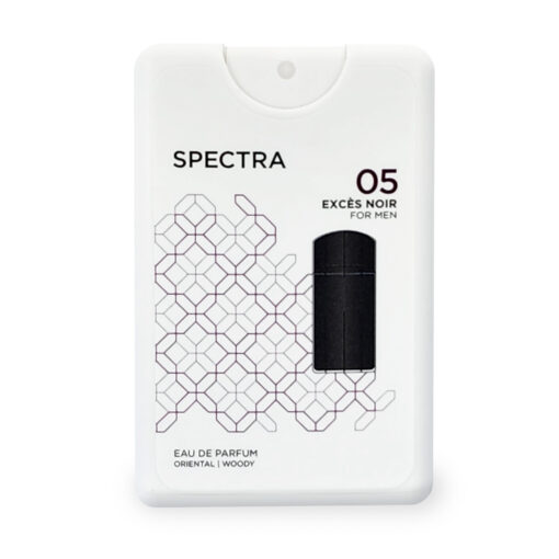 Spectra Pocket 005 Exces Noir Eau De Parfum For Men - 18ml Inspired by Paco Rabanne Black Xs