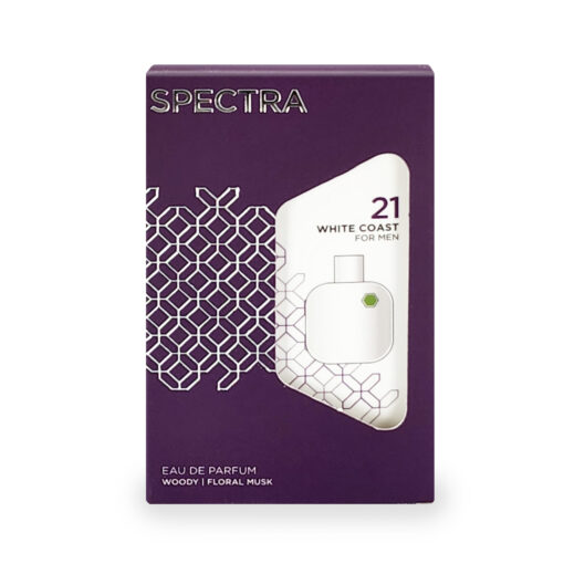 Spectra Pocket 021 White Coast Eau De Perfume For Men - 18ml Inspired by Lacoste L.12.12 Blanc