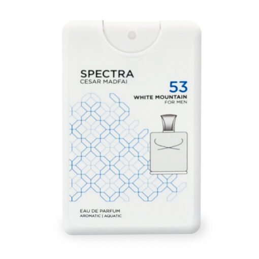 Spectra Pocket 053 White Mountain Eau De Parfum For Men - 18ml Inspired by Creed Silver Mountain Water