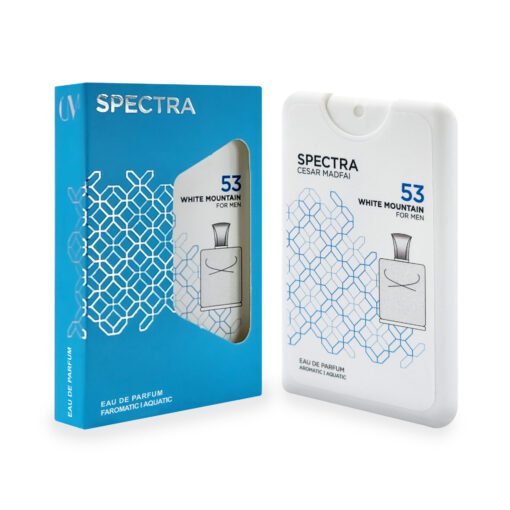 Spectra Pocket 053 White Mountain Eau De Parfum For Men - 18ml Inspired by Creed Silver Mountain Water