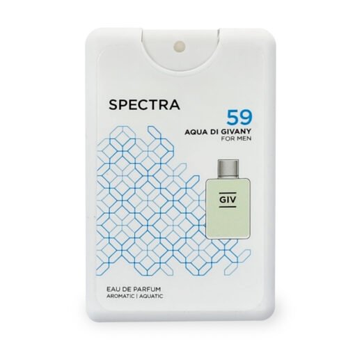 Spectra Pocket 059 Aqua Di Givany Eau De Parfum For Men - 18ml Inspired by Armani Acqua Di Gio