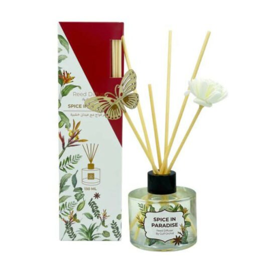 Gulf Orchid Reed Diffuser Office & Home Fragrance - Spice In Paradise 130 ML