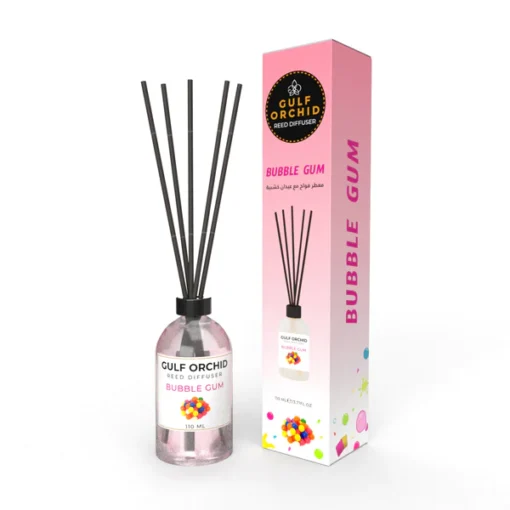 Gulf Orchid Reed Diffuser Office & Home Fragrance - Bubble Gum 110ml