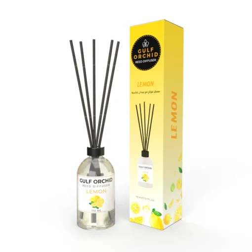 Gulf Orchid Reed Diffuser Office & Home Fragrance - Lemon 110ml