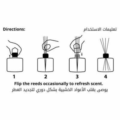 Instructions to use home and office reed diffuser in dubai