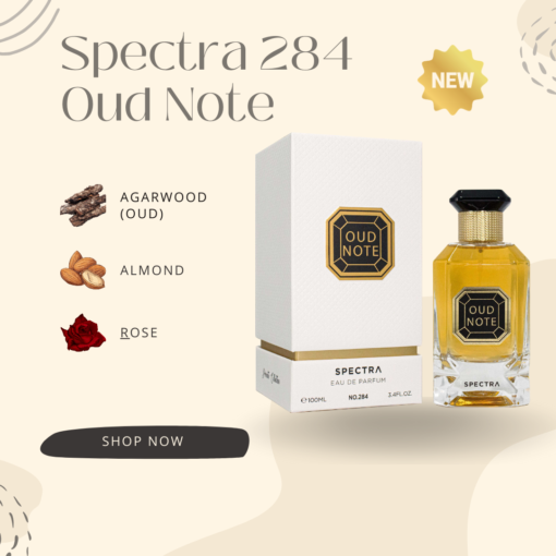 Spectra 284 Oud Note EDP Unisex Perfume - 100ml - Image 4