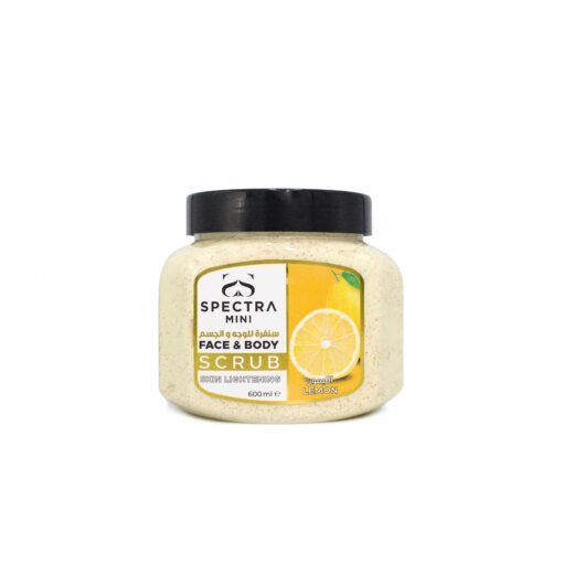 Spectra Mini Face & Body Lemon Scrub Skin Lightening - 600ml